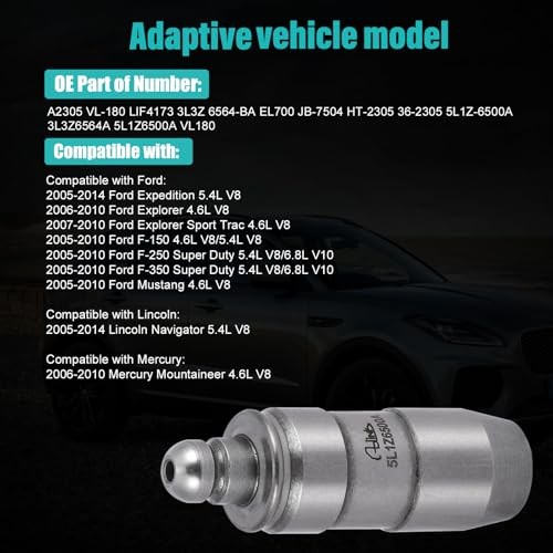 AULINK (OEM Parts) 24 PCS 5L1Z6500A Hydraulic Adjuster Valve Lifter For