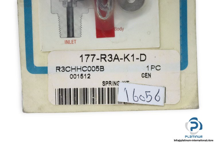 SWAGELOK 177-R3A-K1-D SPRING KIT_R3CHHC005B_001512_R3A Series E_Swagelok