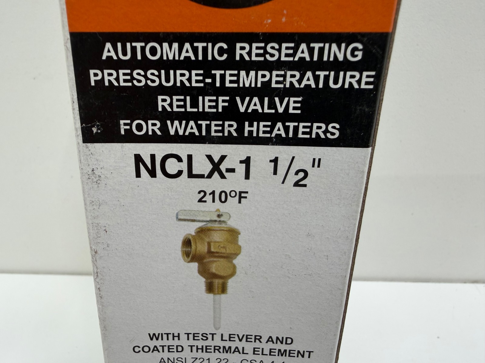 NEW IN BOX! CASH-ACME SER.B 1/2″ 15000 BTU/HR RELIEF VALVE 1/2-NCLX-1