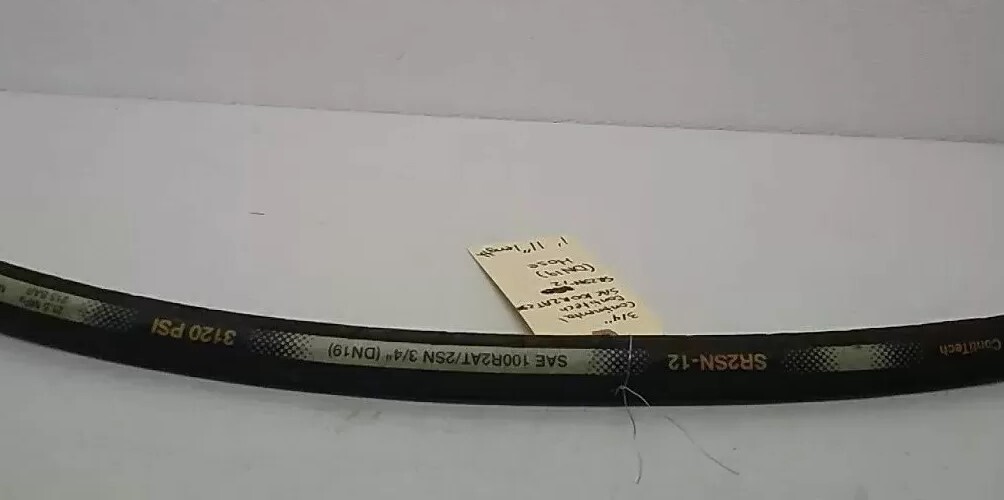 3/4″ I.D. Continental Contitech SAE 100R2AT/2SN 1’11” Length (DN19) 3120 PSI