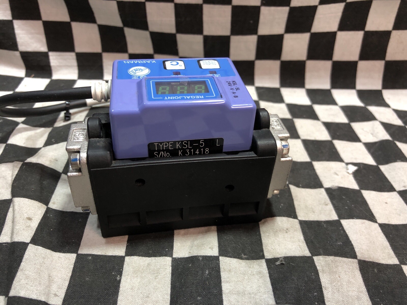 KARMAN TYPE KSL-5L, Display Vortex Flowmeter, 24V-V-A-B, KSL5L, SHIPSAMEDAY#115Q