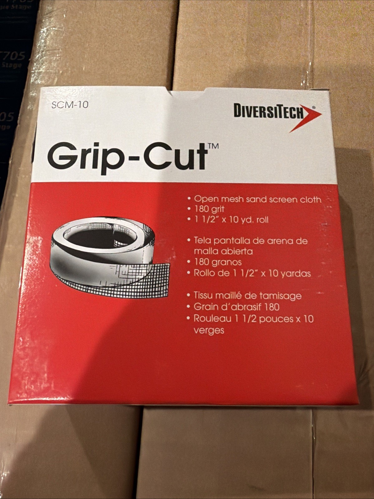 Diversitech SCM-10 Grip-Cut 10 yd. Mesh Sand Screen Paper Cloth
