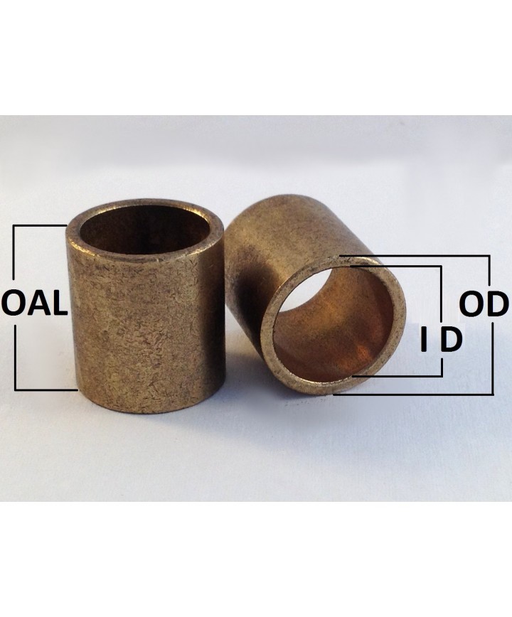 5! AA-1715-6 Oil Impregnated Bronze Sleeve 1-1/4 ID x 1-3/4 OD x 1-1/2 L Oilite