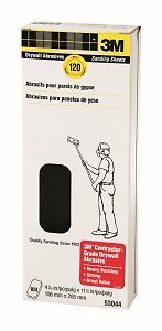 3M Drywall Sanding Sheets 9091NA, 4.1875 in x 11 in, 2 Sheet Fine (Case of 40)