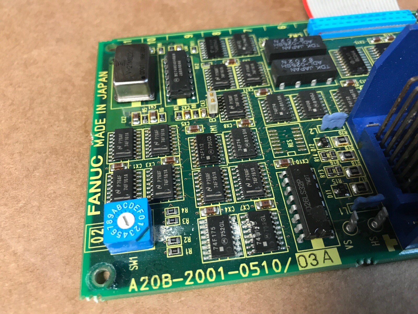 FANUC PDP / MDI CIRCUIT BOARD A20B-2001-0510 /03A Clean Fast Shipping