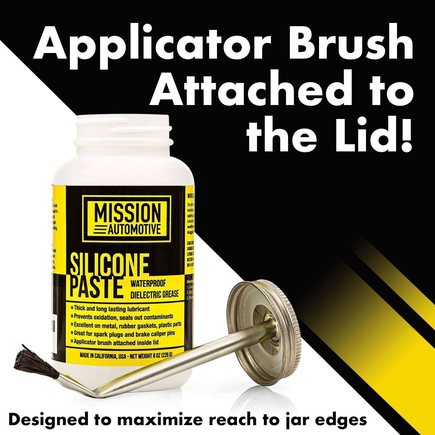 Mission Automotive Silicone Dielectric Grease Paste – 8 Oz Grease…