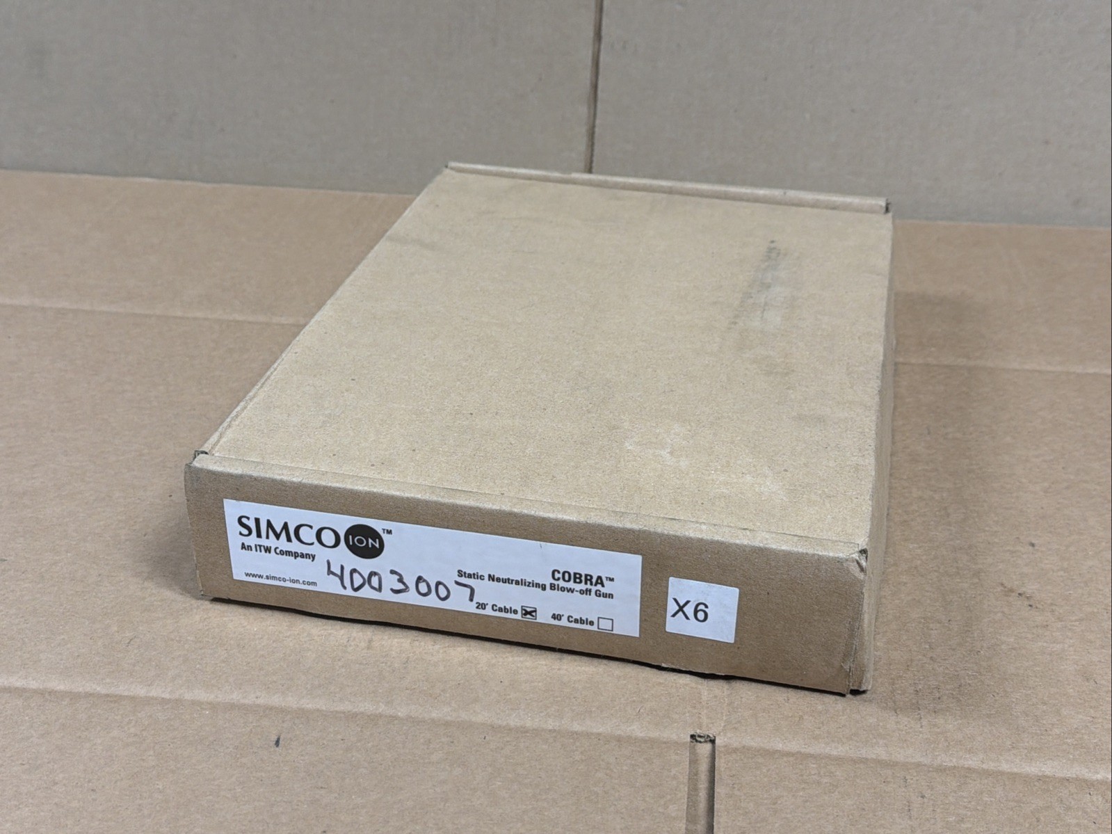 NEW SIMCO 4003007 Cobra Static Neutralizing Blow-Off Gun WARRANTY FAST SHIPPING