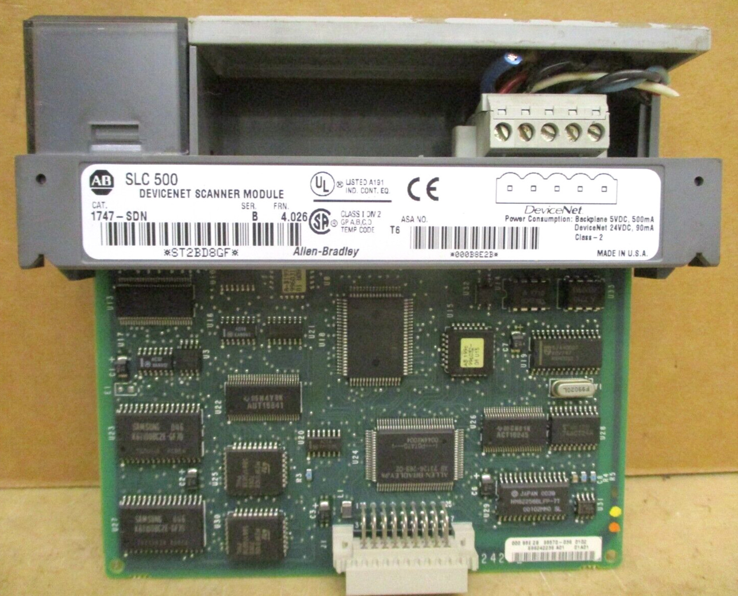 Allen-Bradley SLC 500 1746-P4 Ser A 1747-SDN 1747-DCM 1746-IB16 48680GN