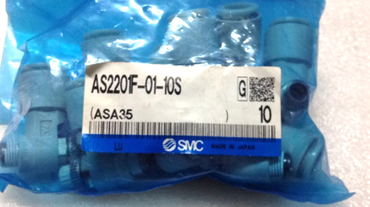 10PCS New SMC AS2201F-01-10S Throttle Valve Free delivery