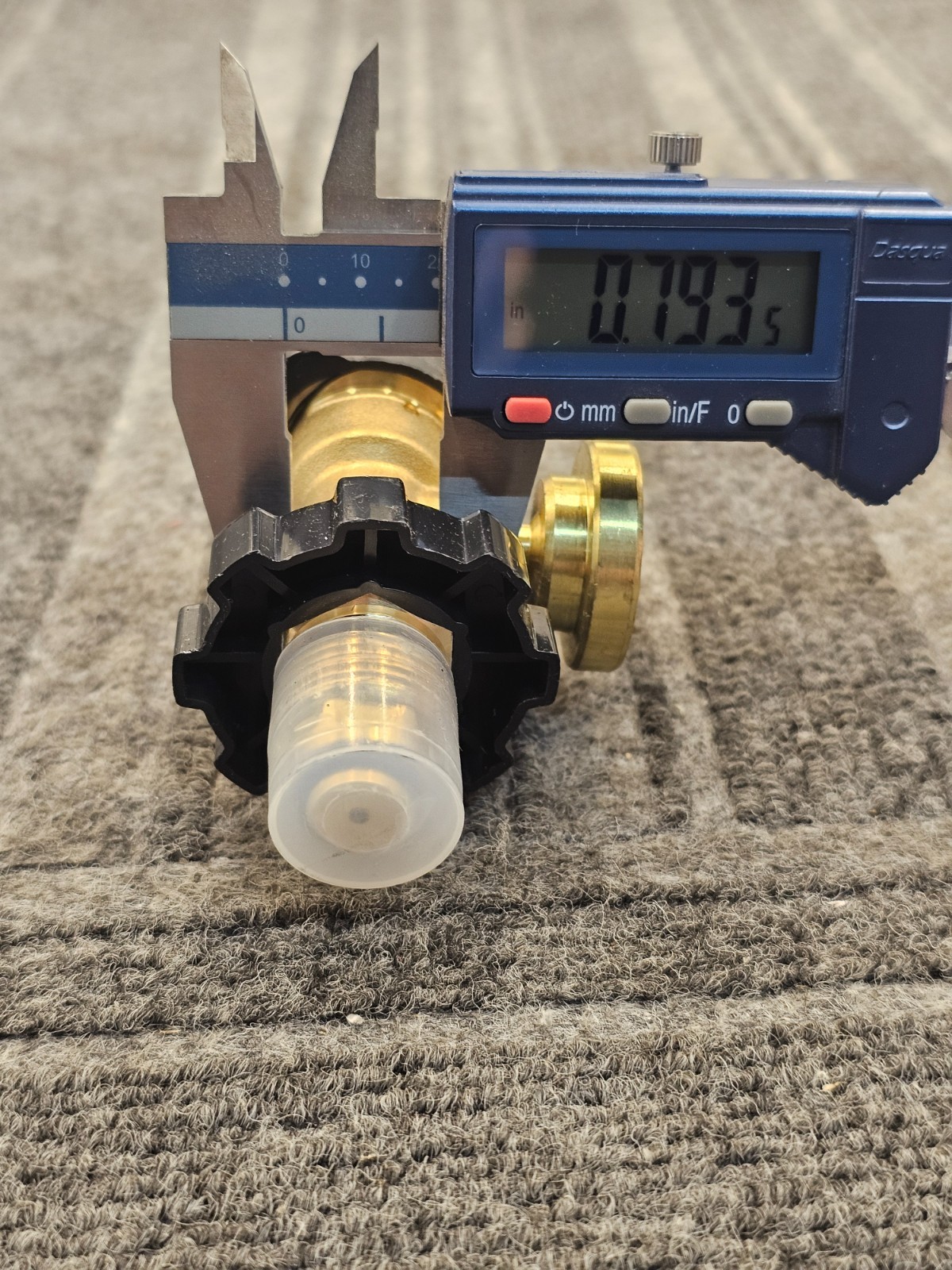 (QTY 2) Propane Gas Tank Brass Gauge Adapter Converts Old to New Connection Type