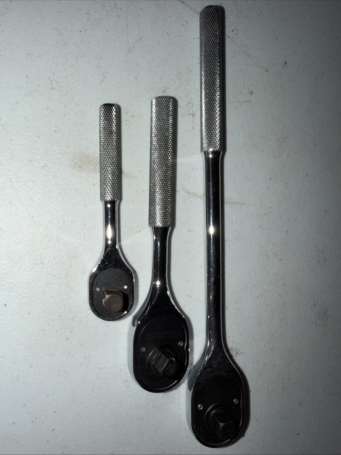 New Surplus Proto 3/8” Drive Ratchett Set #52485 #5249 #5250