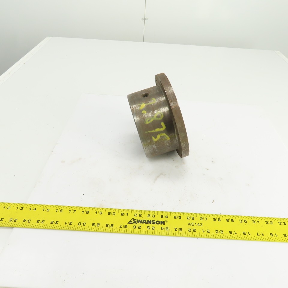 Flanged Coupling Hub Sleeve 2.875″ Shaft 7-7/8″ Flange OD 3/4″ Key