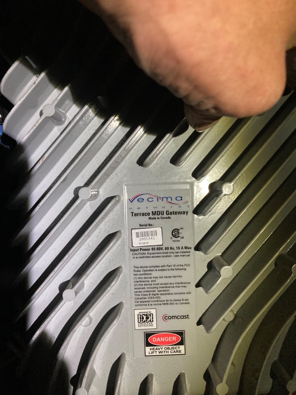 VECIMA Terrace MDU Gateway TC1012