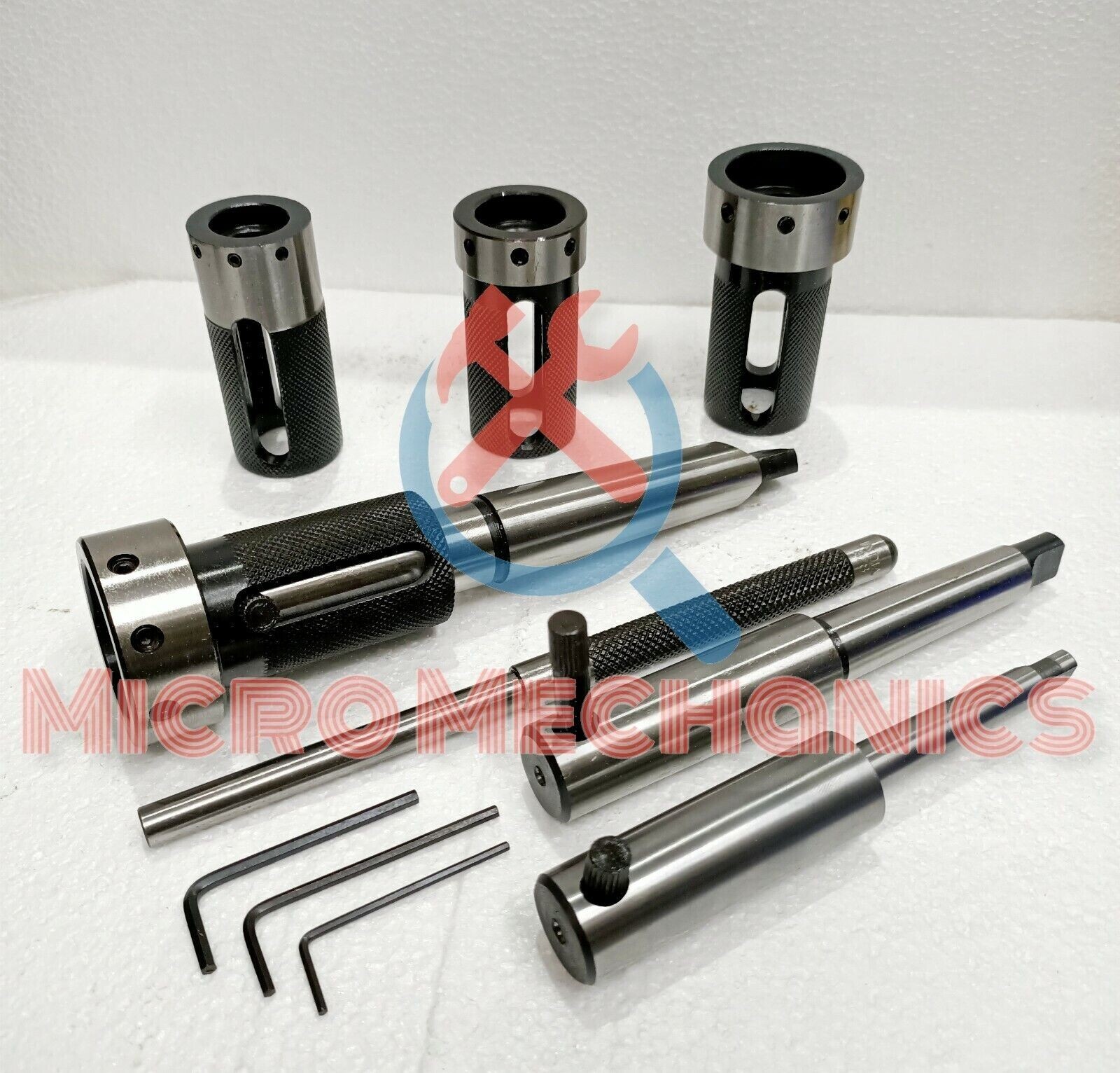 Lathe Tailstock Floating Die Holder Combo – MT3 MT2 MT1 Shanks For Imperial Dies