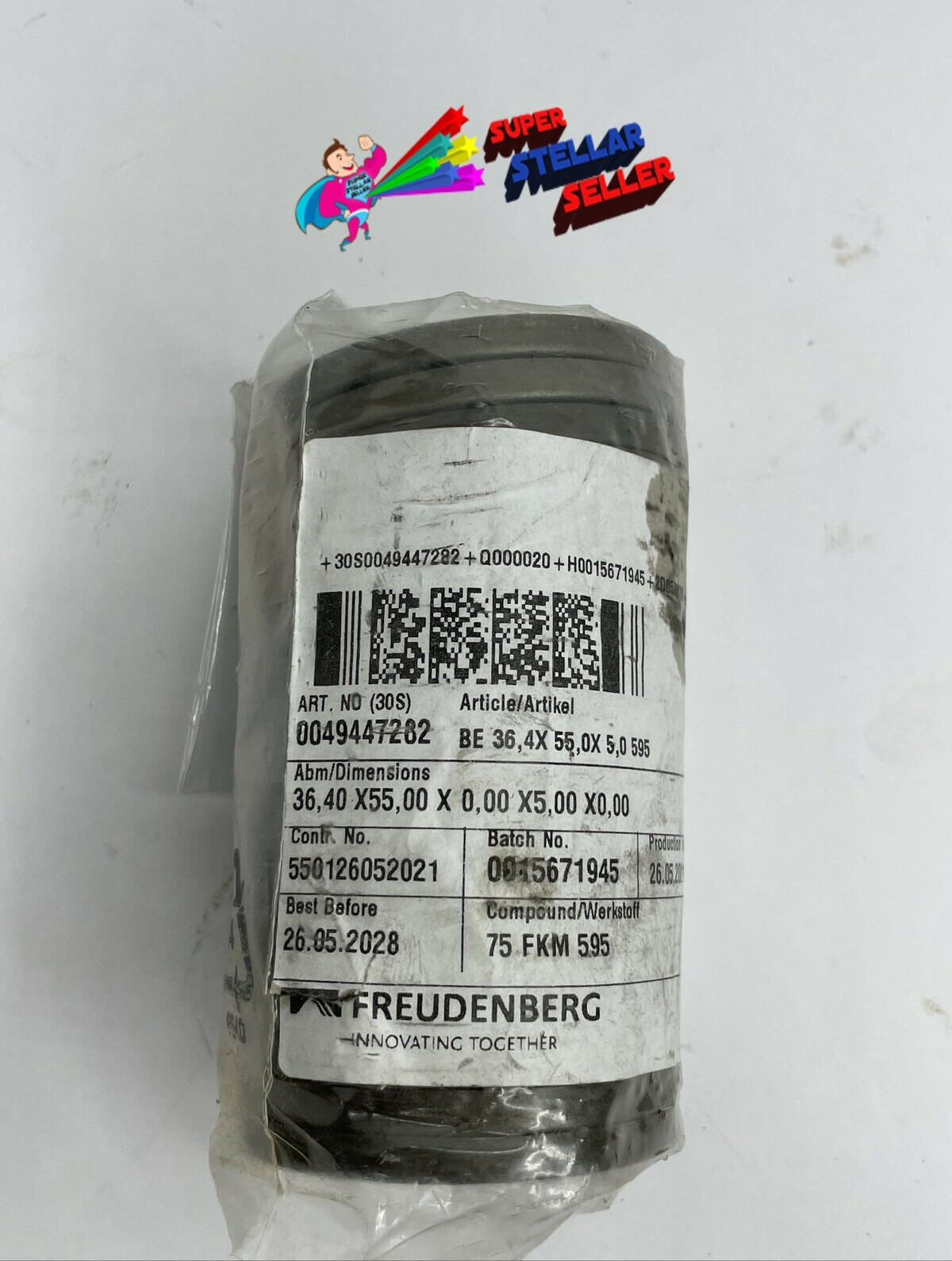Pack of 20 -Freudenberg Seal 36.40 x 55 x 5, 49447282