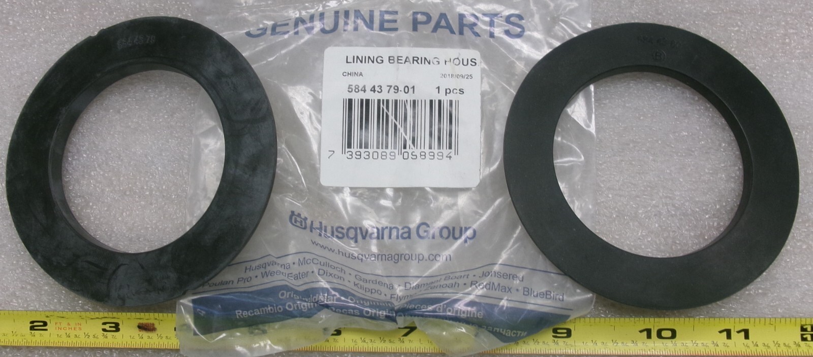 Husqvarna 584 43 79 & 584 43 80 Lining Bearing Housing K770 / K1270 #749P