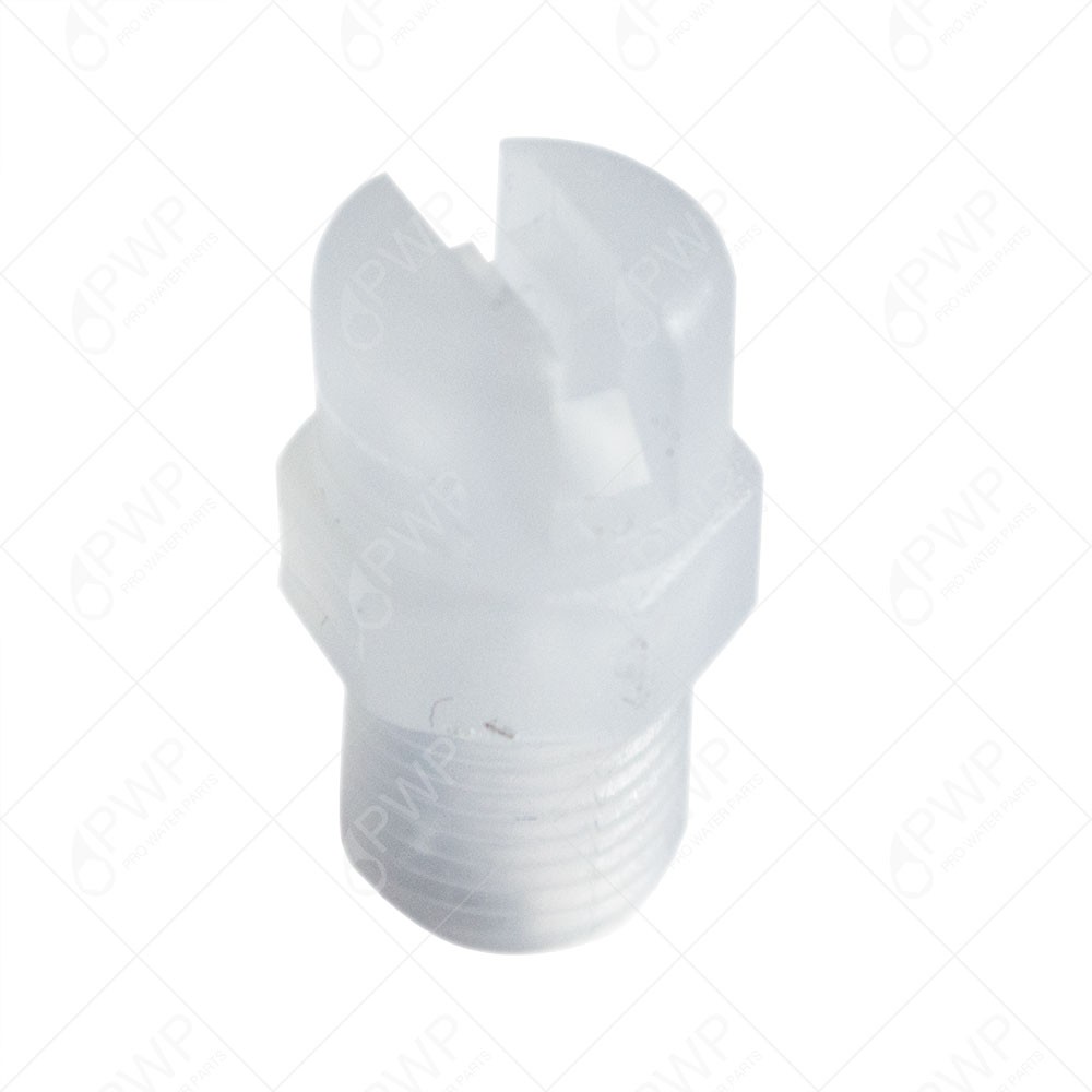 Tefen White Flat Fan Spray Nozzle with Poly Filter 1/8″ NPT 100 Pack