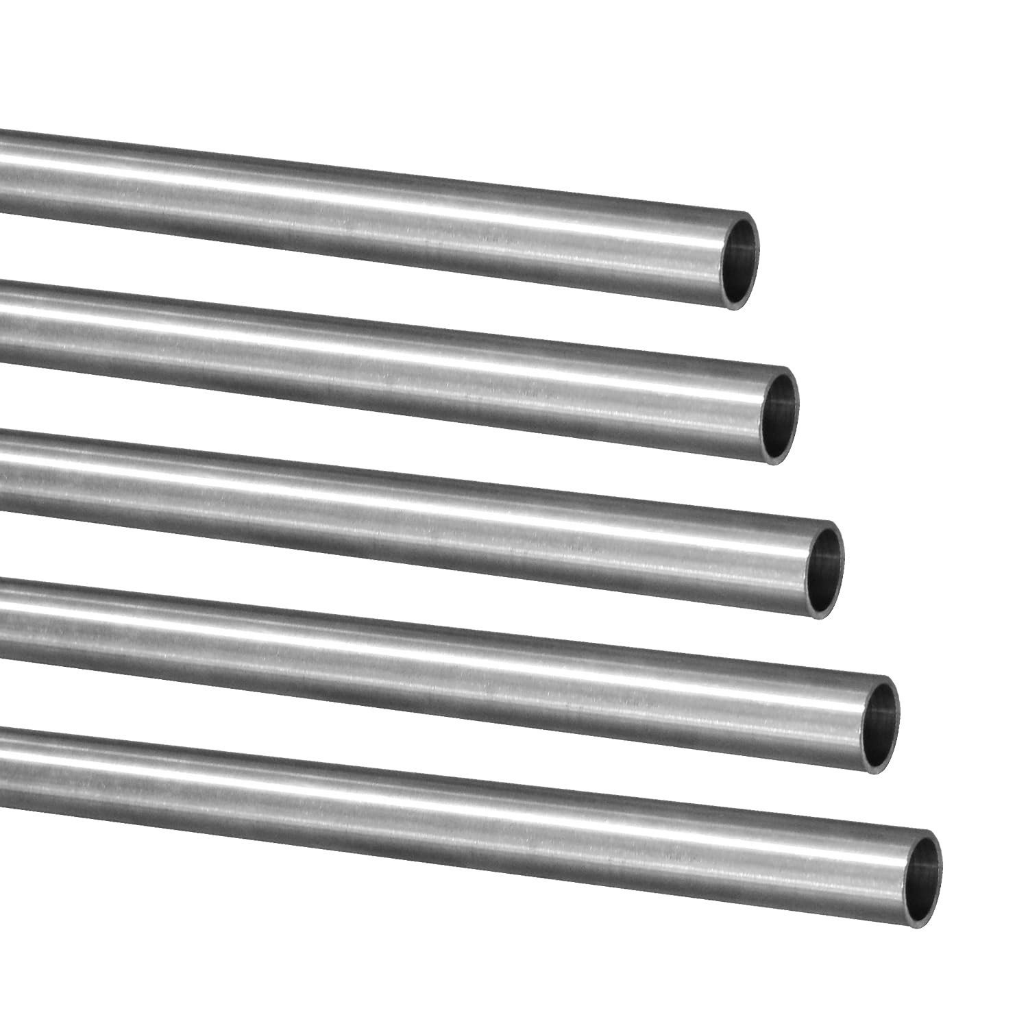 1/8″OD 304 Stainless Steel Tubing, 0.5mm Wall Thickness, 10 Inch Length Round…