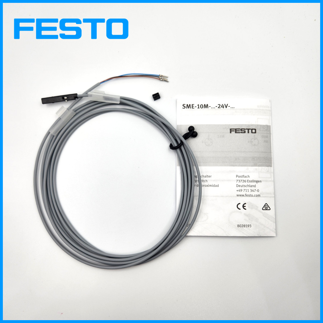 NEW GENUINE FESTO Proximity Sensor (551365) 2.5m SME-10M-DS-24V-E-2,5-L-OE