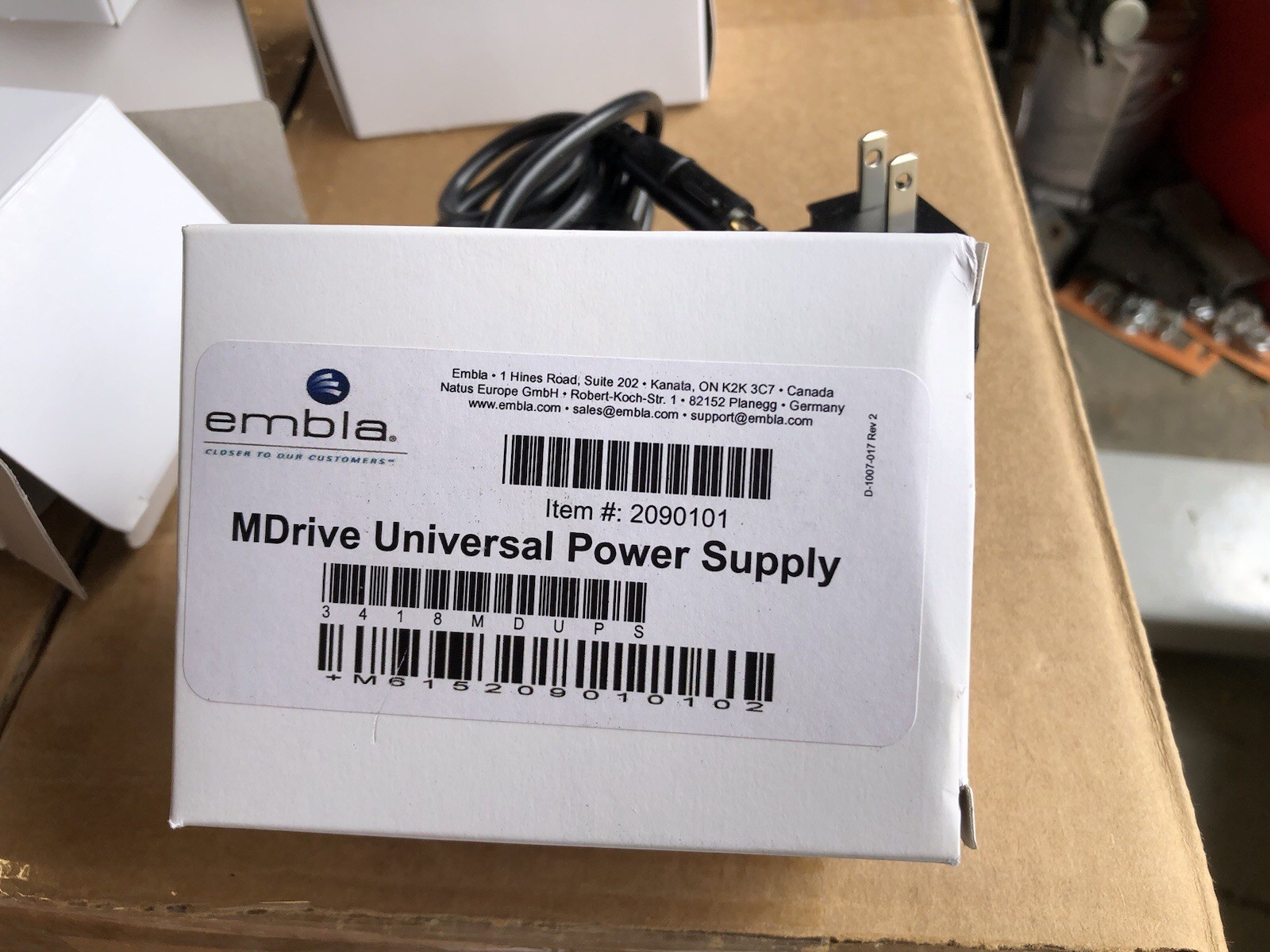 Embla Natus N7000 MDrive Consoles, Patient Units, Cradles, Cables – Used – 1 LOT