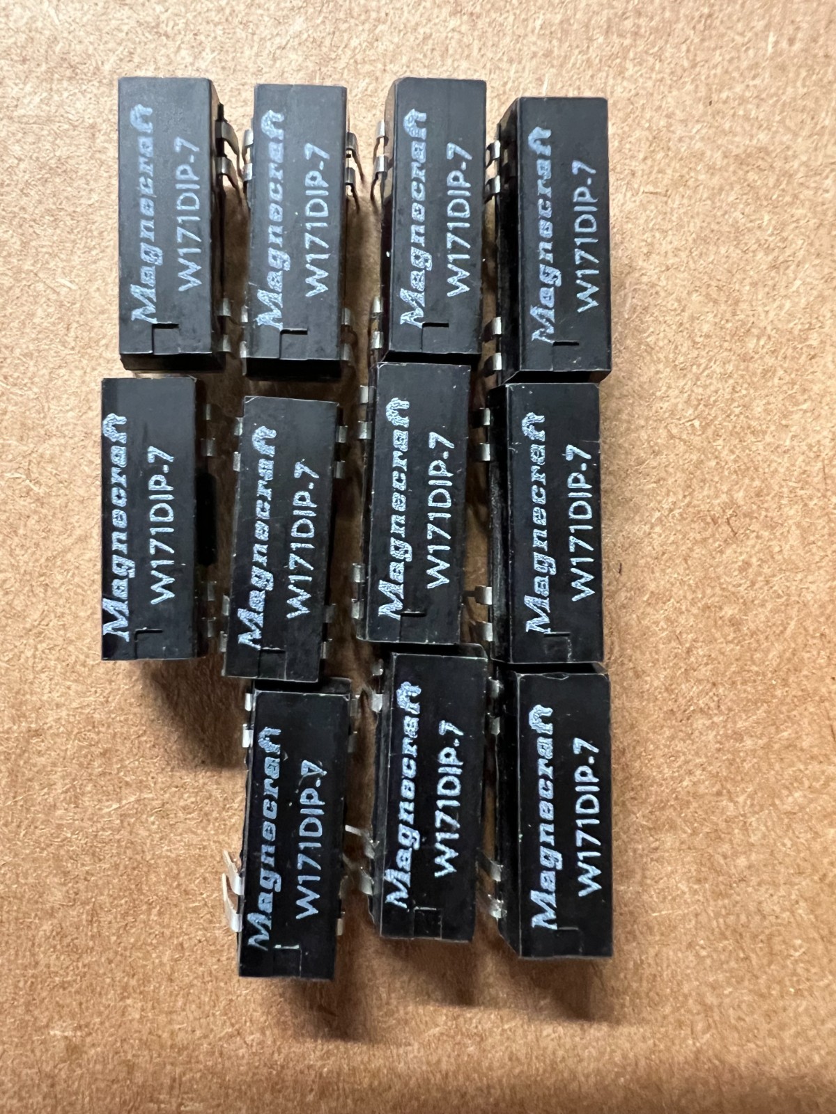 6pcs of Magnecraft W171DIP-7 SPST N.O. 5VDC 0.5A Reed Relay, NOS.