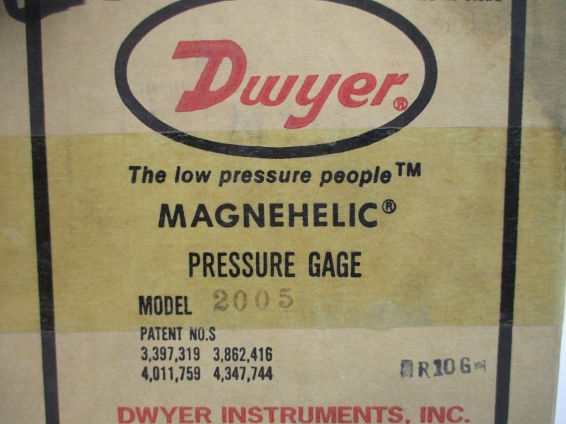 DWYER 2005 15PSI 0-5″H2O NSMP