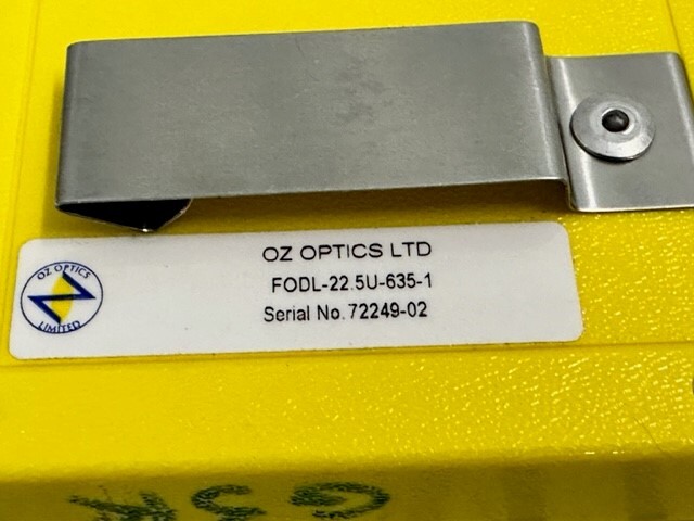 OZ Optics Visible Fault Locator – FODL-22.5U-635-1 w/Warranty