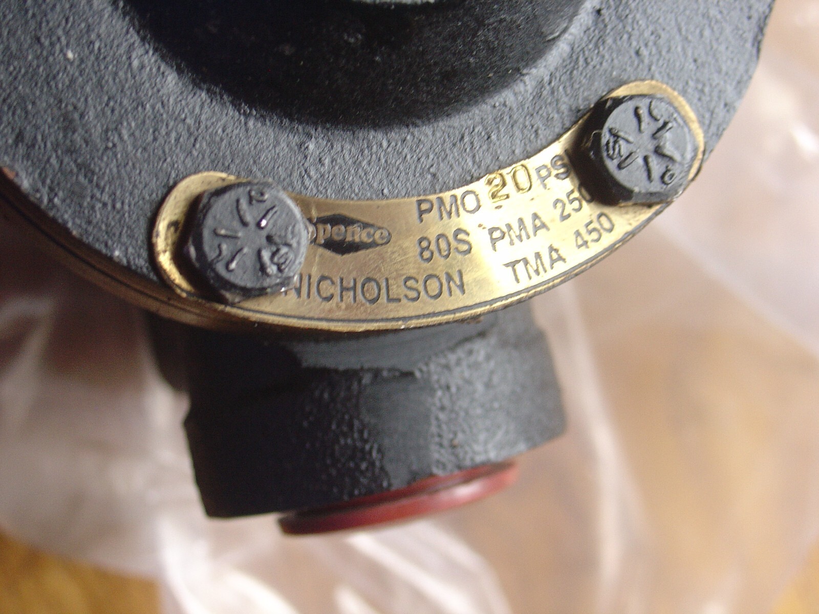 Spence Nicholson 80S PMA 250 TMA 450 20PSI Steam Trap