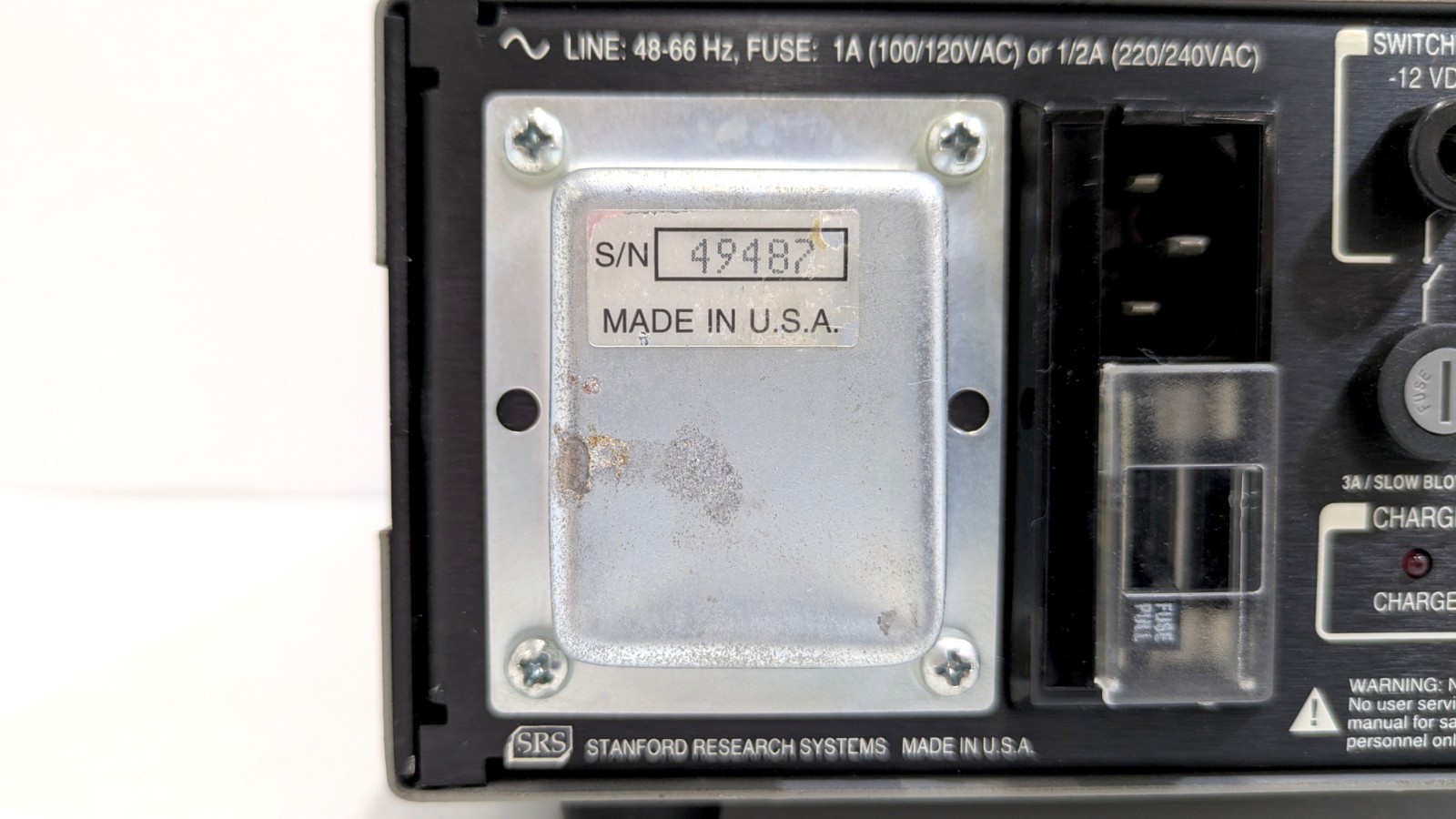 SR560 [Operation Tested] Low Noise Voltage Preamplifier SRS S/N:49487