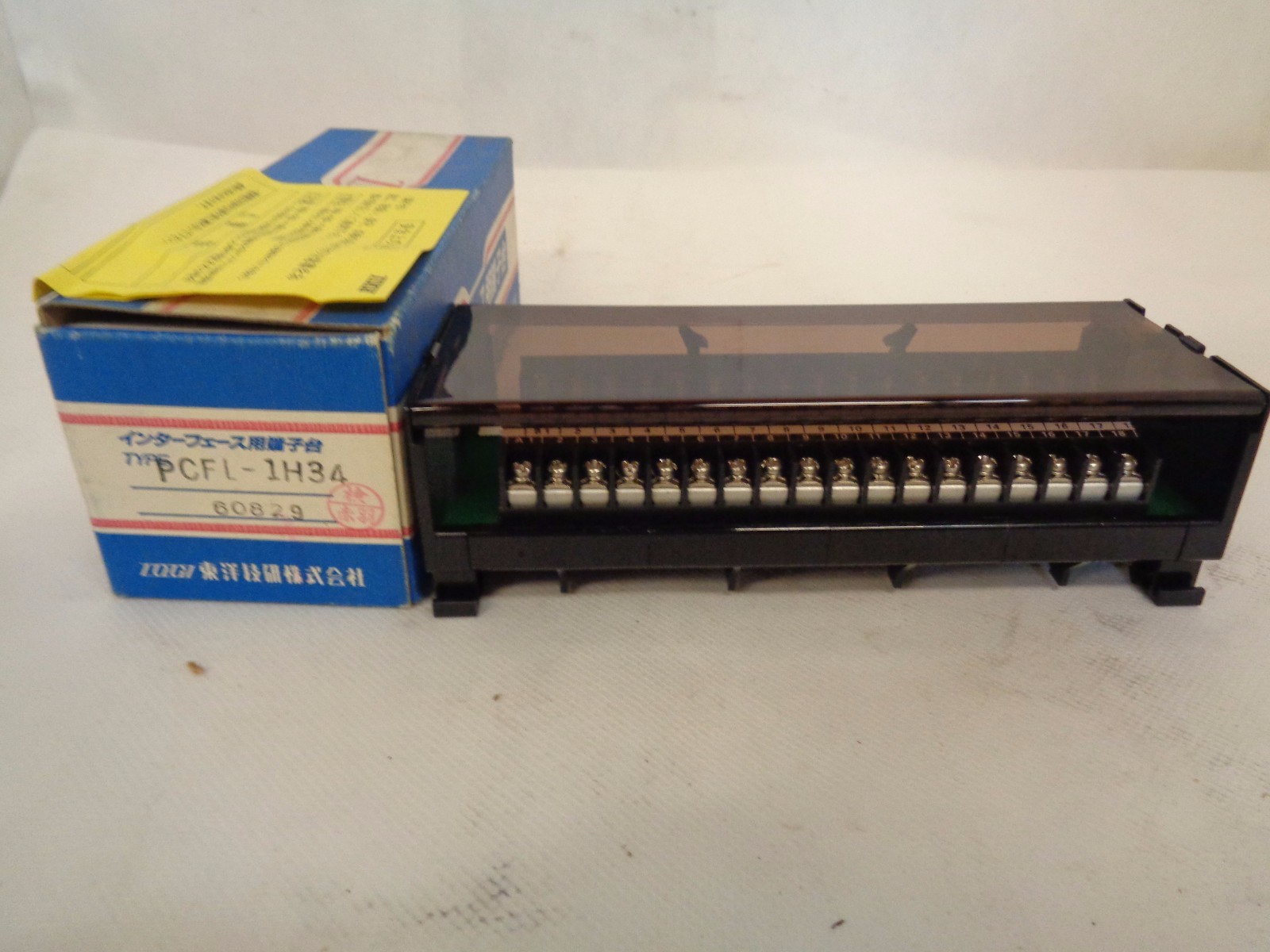NEW TOGI PCFL-1H34 RELAY PC BOARD TERMINAL BLOCK