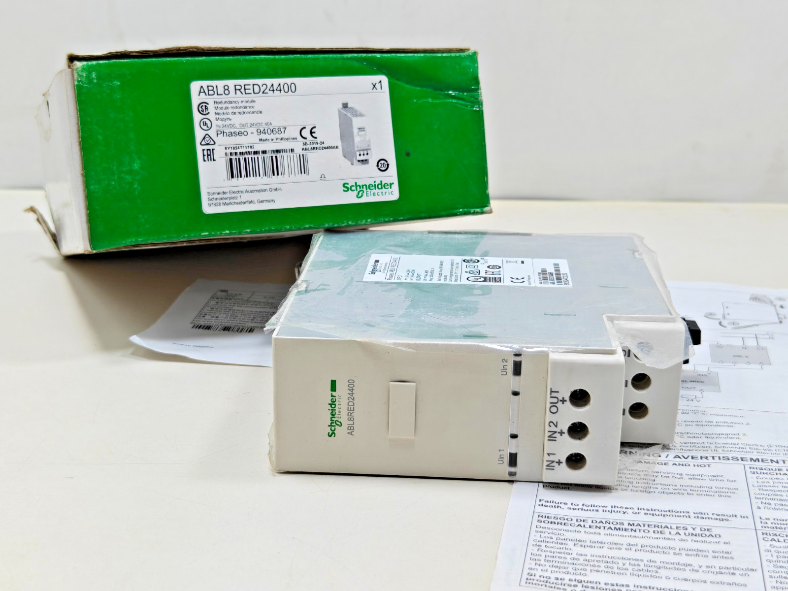 ABL8 RED24400 Schneider Electric Redundancy Module – 40A – for Regulated SMPS