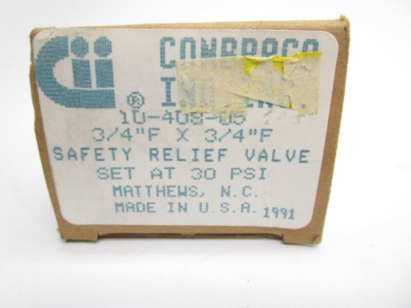 CONBRACO INDUSTRIES 10-408-05 30PSI 3/4″ NSMP