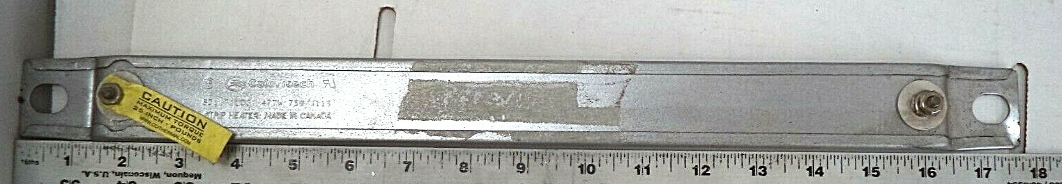 Caloritech SD-Series 392W 62V 11S Strip Heater 11S, pn SD1171L001