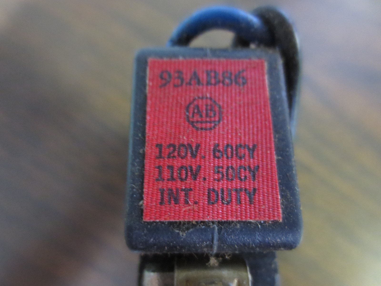 ALLEN-BRADLEY 93AB86 COIL, INTERMITTENT DUTY 120V/60Hz, 110V/50Hz – NEW SURPLUS