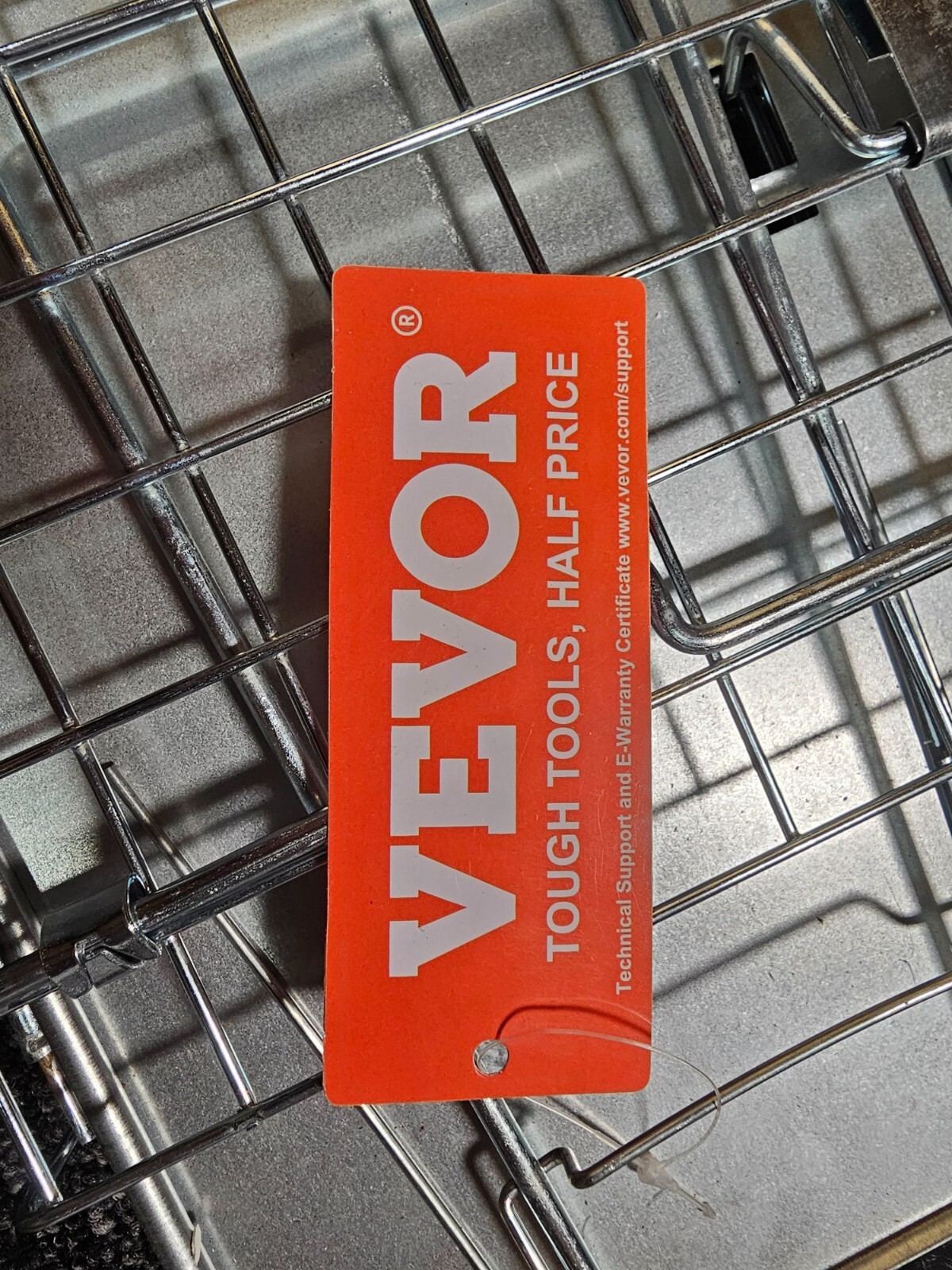 VEVOR LB-18 Live Animal Cage Trap, 24″ x 8″ x 8″ Humane Cat Trap Galvanized Iron