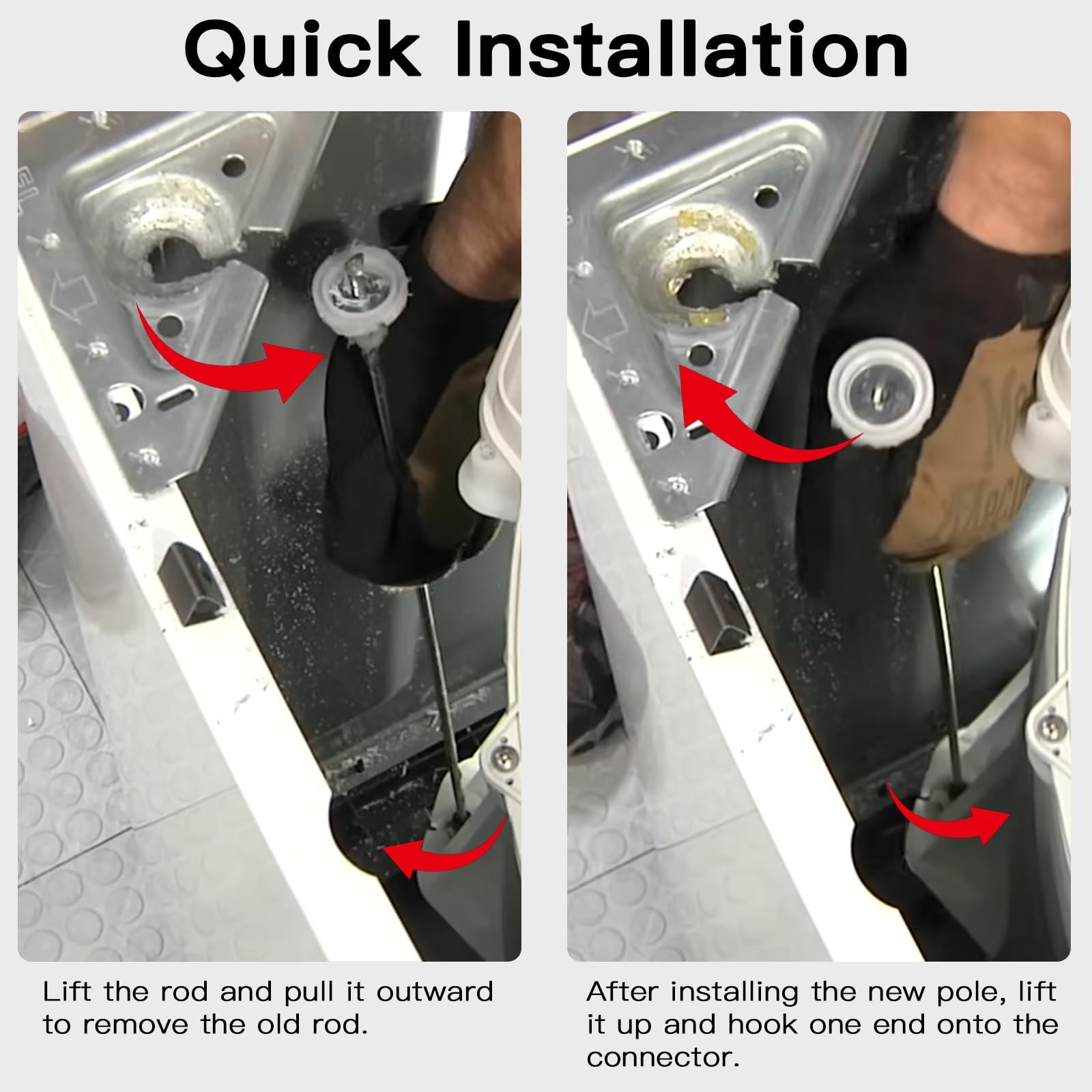 【2026 Upgraded】Washing Machine Shock Absorber Damper Kit – Replaces DC97-1635…
