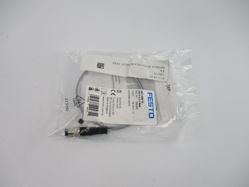 FESTO SMT-10M-PS-24V-E-0.3-L-M8D 551375 SER. 08-2021:13 NSMP