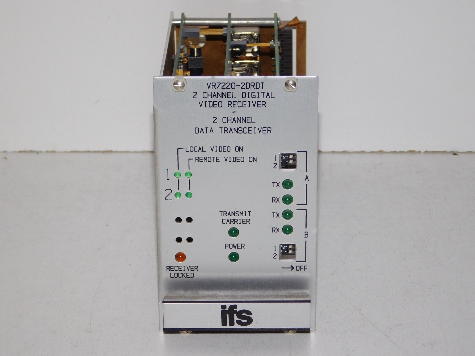 GE IFS VR7220-2DRDT 2 Channel Digital Video Receiver Data Transceiver Module