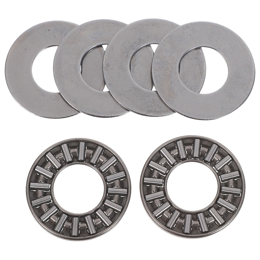2 PCS Bearing with Gasket Thrust Needle Metal Axial Flat Bearings