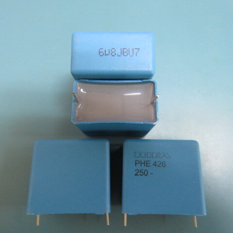EVOX PHE426HF7680JR06L2 Qty of 12 per Lot Film Capacitors 250V 6.8uF 5% LS 27.5