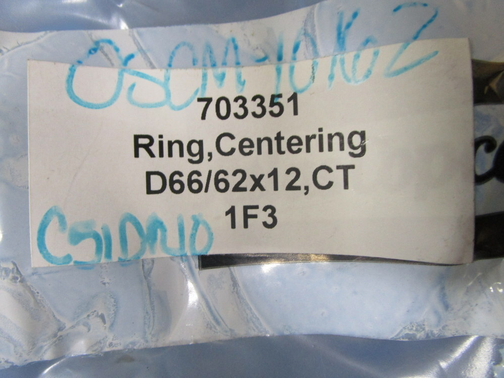 Sulzer Burckhardt D66/62X12,CT Centering Ring M-10162 (Pack of 4)