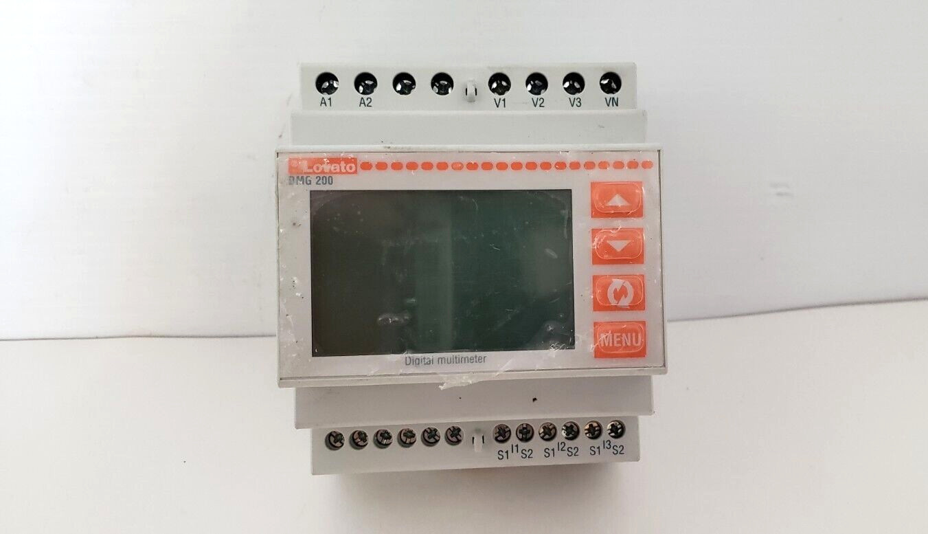 LOVATO DMG200 DIGITAL MULTIMETER, 100-240VAC, 110-250VDC, 50/60Hz, NNB