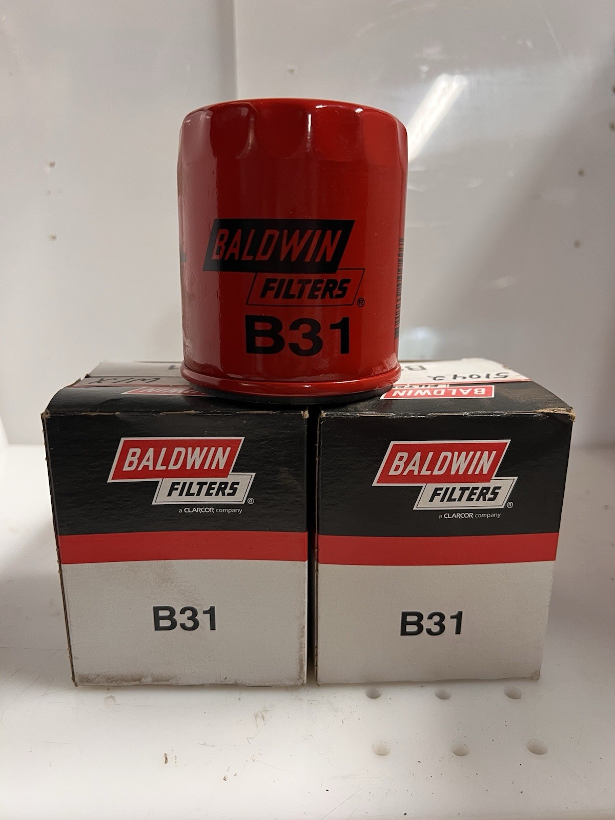 Baldwin Filters B31 Oil Filter,Spin-On,Full-Flow QTY 3 NOS