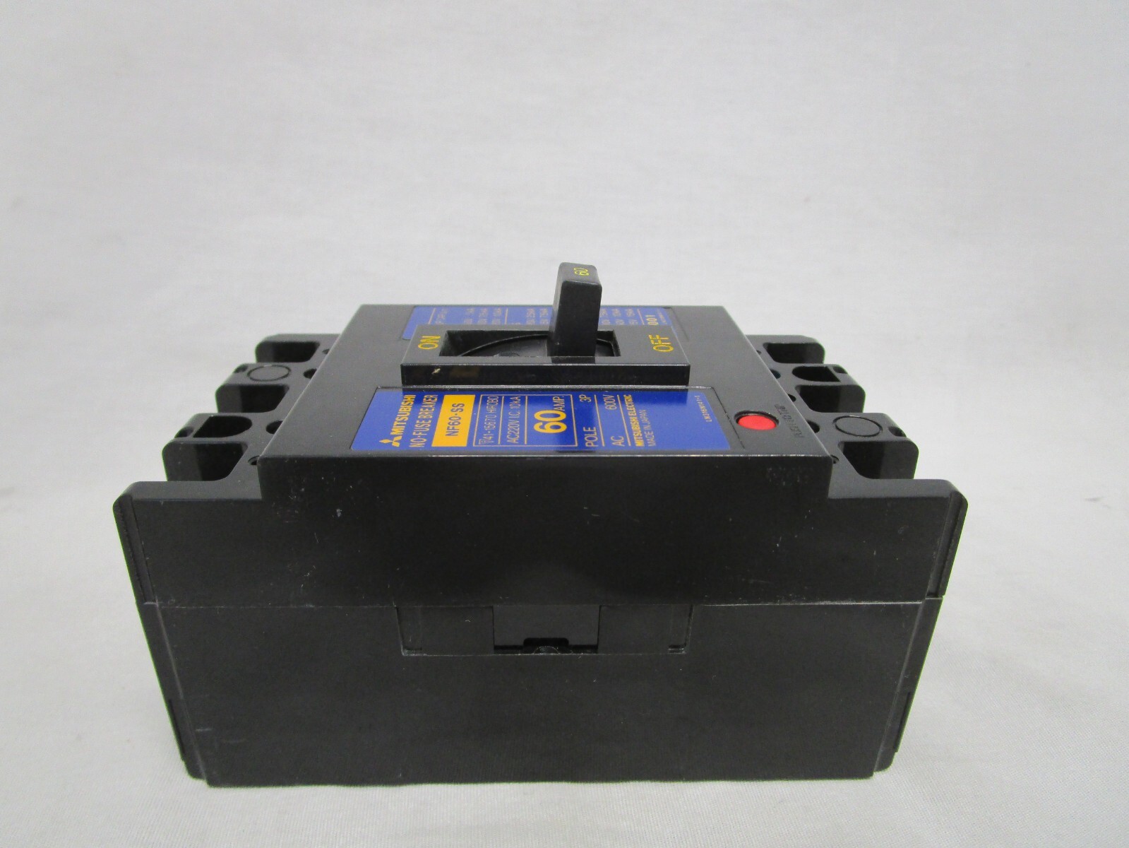 NEW MITSUBISHI NF60-SS NO-FUSE CIRCUIT BREAKER 60A 3P 600V