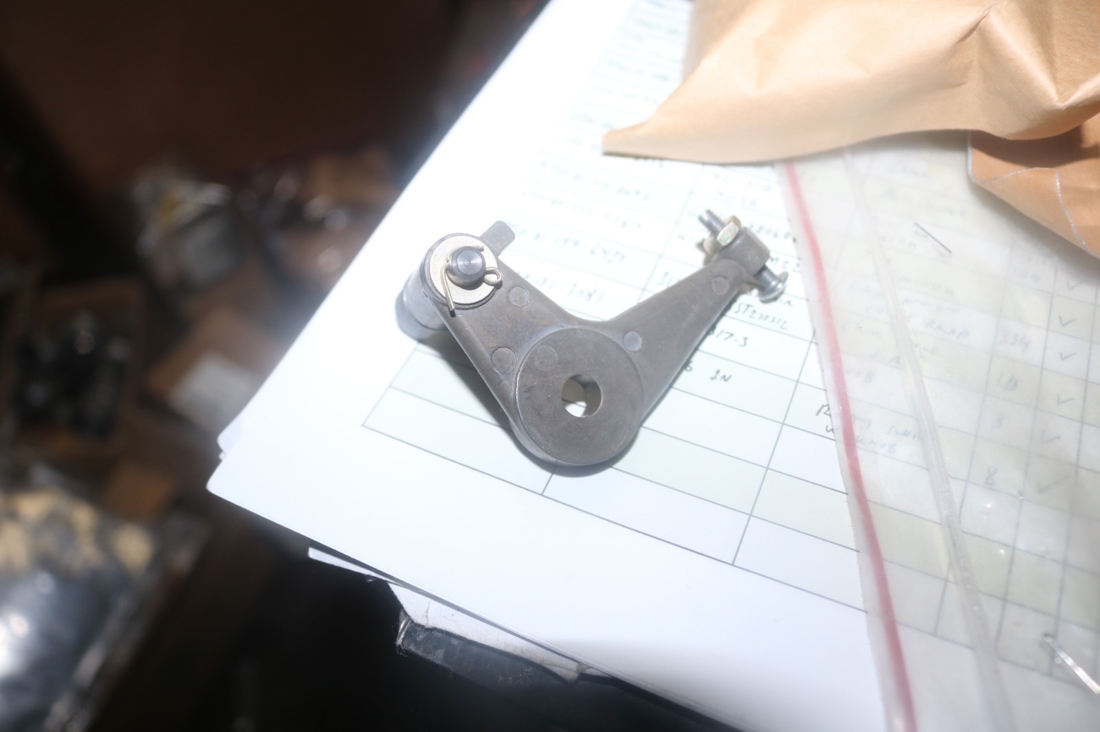NOS Woodward Governor bellcrank speed lever assy PN 030407 3040-00-364-8277