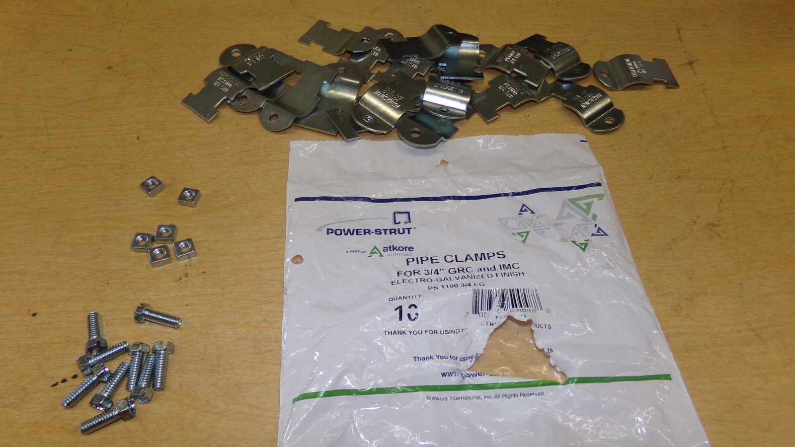 Power-Strut PS 1100 3/4″ Power Strut CRC & IMC, Lot of 10 Sets *FREE SHIPPING*