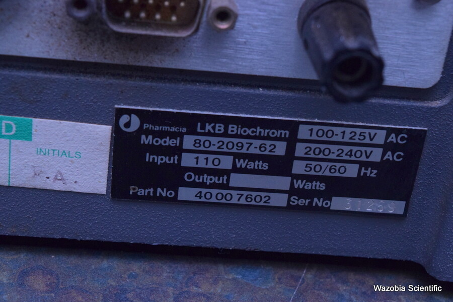 PHARMACIA LKB BIOCHROM ULTROSPEC III MODEL 80-2097-68 UV VISIBLE SPECTROPHOTOMET