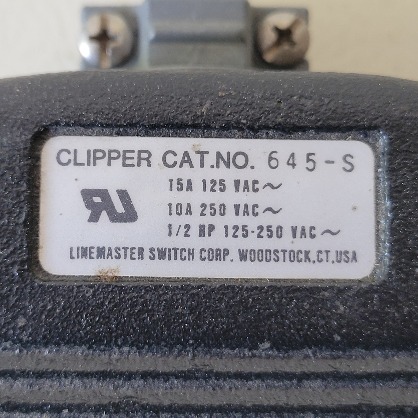 Linemaster Clipper Foot Switch Model 642-S