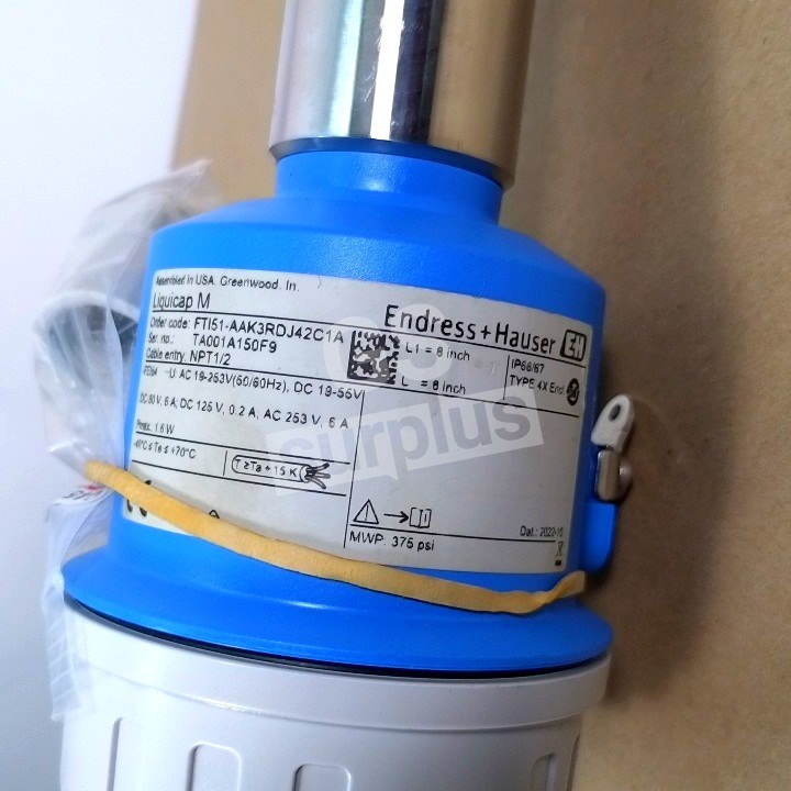 ENDRESS+HAUSER FTI51-AAK3RDJ42C1A / LIQUICAP M (New no box)