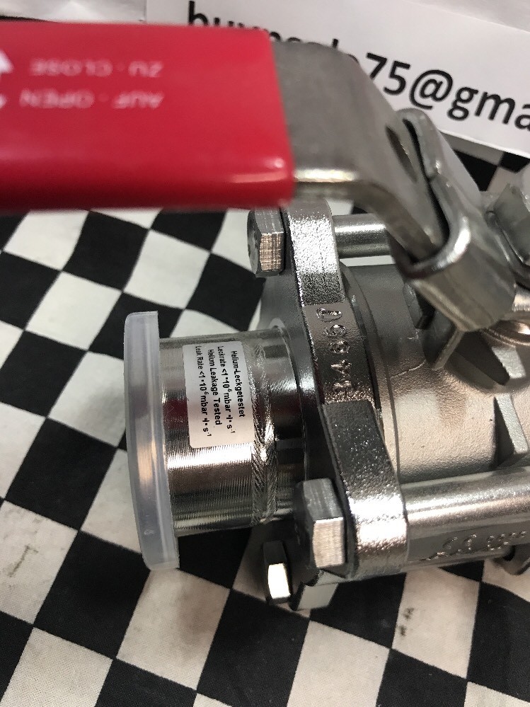 END-ARMATUREN 2 WAY MANUAL BALL VALVE KF-40, SHIPSAMEDAY #104B6